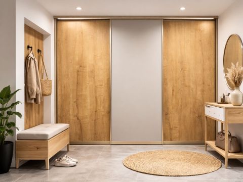 Nejlepší barevné kombinace lamina pro vestavěné skříně