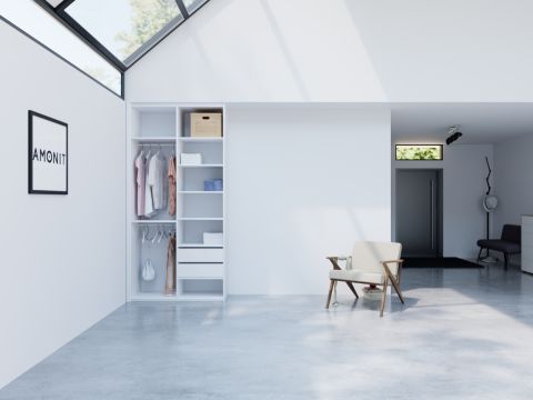 Vestavěná skříň s pantovými dveřmi č. 14