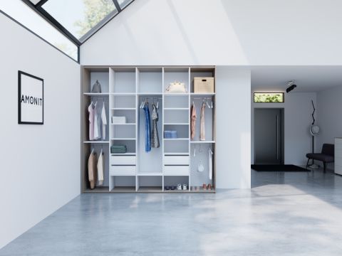 Vestavěná skříň s pantovými dveřmi č.19