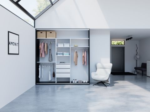 Vestavěná skříň s posuvnými dveřmi č. 7