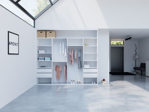 Vestavěná skříň s posuvnými dveřmi č. 8